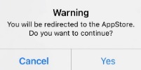You will be redirected to the AppStore to download Card Control app.